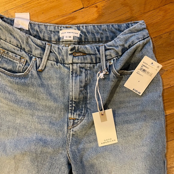 NWT Good American jeans Size 0/25 - Picture 2 of 7